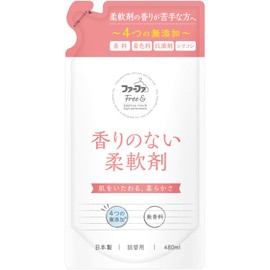 ファーファ フリー&柔軟剤濃縮無香料 詰替用 480ml