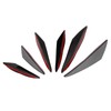 Bumper Fins For Cars, Car Bumper Canards Fins Splitters, 6Pcs/set