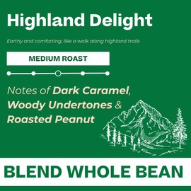 Conihat Whole Bean Coffee - Vietnamese Premium Arabica & Robusta Blend, Medium Roast, Dark Caramel, Roasted Peanut & Like-woody Notes, Balanced Flavor, Low Acid, Single Origin, Hand-Picked, 8.8 Oz Bag