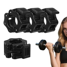 Pack of 4 Dumbbell Clasps, 30 mm, Dumbbell Bar, Barbell Bar, Weights, Dumbbell Clasp, Quick Release Barbell Lock for Workout, Weightlifting, Training Accessories