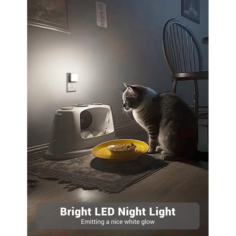 JandCase LED Night Light, Night Light Plug into Wall with