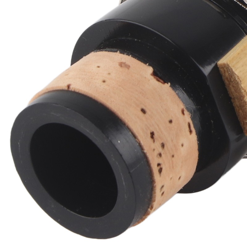 Clarinet Mouthpiece Kit with Ligature and Plastic Cap Portable Black
