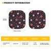 HUISEFOR Ladybug Print Car Windshield Sunshade for Women Foldable Car