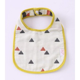 Elf-feer Baby Bib Bib, Set of 6, 6 Layers, 100% Cotton, Water Absorbent, Soft, Baby Apron, For Meals, U-Shaped, Boys, Girls, U shape