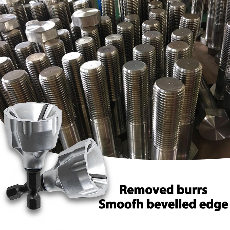 Deburring External Chamfer Tool, HSS Hex Shank Remove Burr Tools