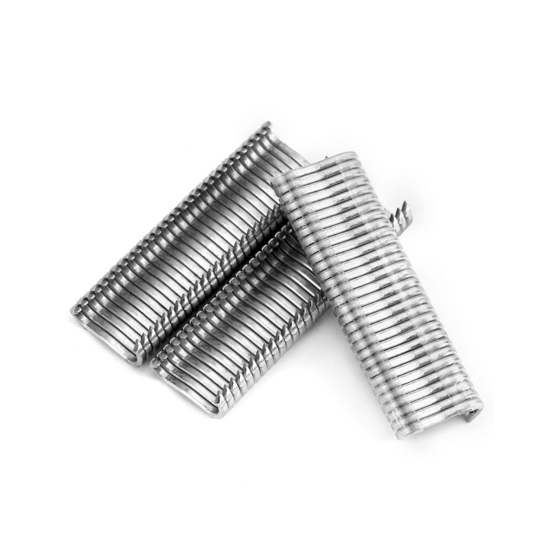 QWORK 1200Pcs Hog Ring, M Clips, Hand Tools for Animal