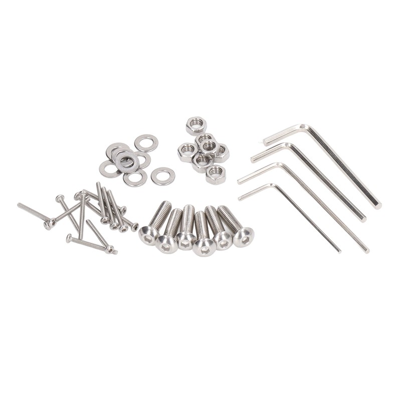 884 Pcs Screw Nut Washer Wrench Kit M2 M3 M4