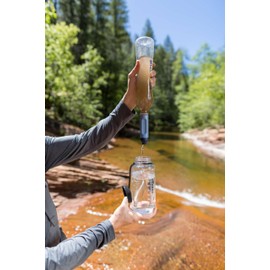 LifeStraw Peak Series – Solo personal water filter for hiking, camping, travel, survival and emergency preparedness. Removes bacteria, parasites and microplastics