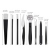 11pcs / set Pedicure Knife Kit Stainless Steel Toenail Knives