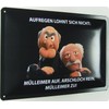 Ontrada Tin Sign 20 x 30 cm Domed Waldorf Statler