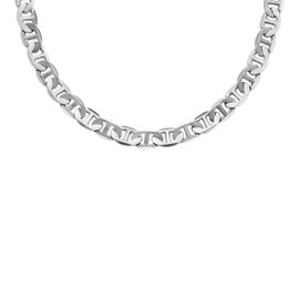 Fossil Men's Heritage Anchor Chains Stainless Steel Chain Necklace (Model: JA7238040)