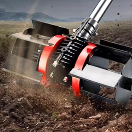 Pyhodi 9 Tooth Electric Grass Trimmer Wacker Head, Lawn Edger Trimmer Deep Plowing Wheel, Universal Garden Tiller Loose Soil Accessory, Lawnmower Brush Cutter for Yard Lawn Garden (28mm)