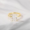 EAMTI 3CT 925 Sterling Silver Engagement Rings Radiant Cut Solitaire