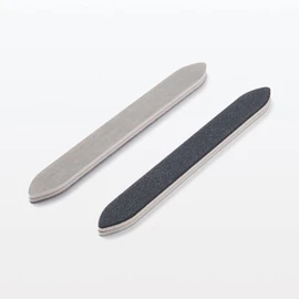 MUJI 12050254 Nail File Hard, 2 Pieces