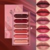 Set Labiales En Barra Hidratantes Larga Duración M172-6color/set