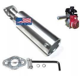 ARSPORT Exhaust Muffler Stainless steel 304 for Honda GX100 / Honda GC160, GC190