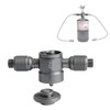 CAMPINGMOON 3 Outlet Camping Stove Adapter, Inlet: 16oz/1Lb Small Propane