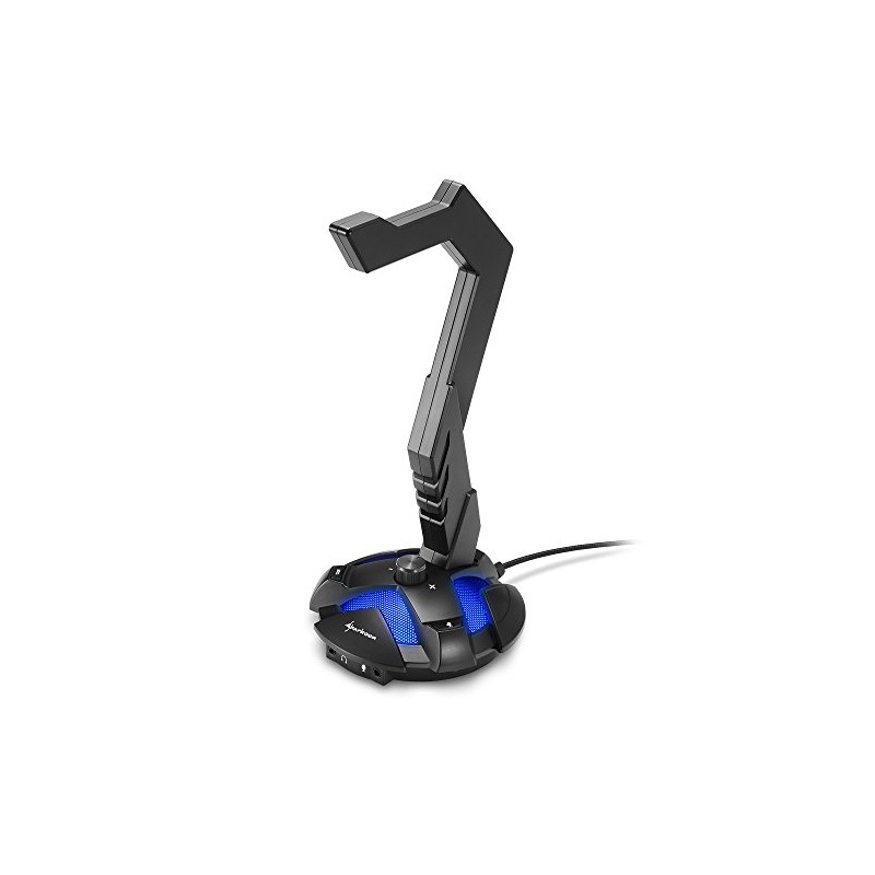 Sharkoon X-Rest 7.1 Surround Sound Headphones Stand Black