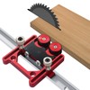 Table Saw Stock Roller Woodworking Double Wheel Sliding Feeding Guide