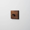 WOODS Square Wooden Coat Hooks, Handmade in Bavaria, Individually or
