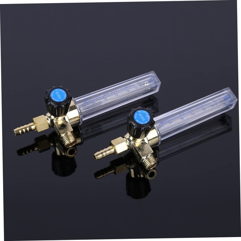 TEHAUX Pressure Reducer Flowmeter Alloy Flow Gauge Made for Professional