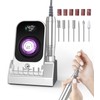 Portable Electric Nail Drill Machine: 40000RPM Professional E-File, Rechargeable Cordless