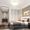 DLLT 24W Dimmable LED Flush Mount Ceiling Light Fixture with