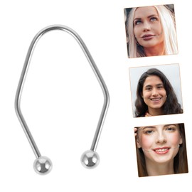 BIUDECO 2Pcs Stainless Steel Dimple Maker Facial Exerciser Tool for Cheek Sculpting Face Dimples Trainer for Women Metal for Beauty Routine