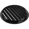 Vent Systems 8" Inch Soffit Vent Cover - Black Round