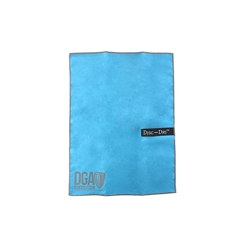 DGA Disc Dri Golf Towel, Blue, 12" x 16"