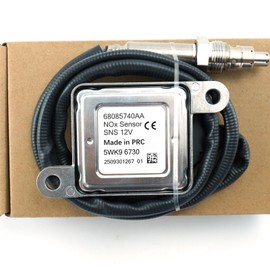 68085740AA 68085740AB 5WK96730 NOx Sensor Downstream Outlet Nitrogen Oxide Sensor Compatible with 2013-2015 Dodge Ram 2500 3500 4500 5500 Fits for Cummins 6.7L L6 Diesel Replace 5WK9 6730