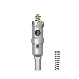 2022 Upgrade Heavy Duty Carbide Hole Saw,Metal Steel Hole Saw Drill Bit,TCT Hole Cutter-Alloy Hardness Upgrade, Life Upgrade,Use for Stainless Steel, mild Steel, Iron, Copper,etc (20mm|25/32")
