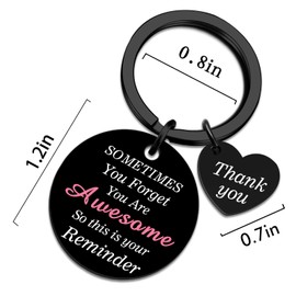 Inspirational Gifts For Women Motivational Keychain Gifts Affirmation Uplifting Gifts For Best Friend Mom Teacher Meaningful Sometimes You Forget Your Awesome Gifts Birthday Valentines Day Gifts