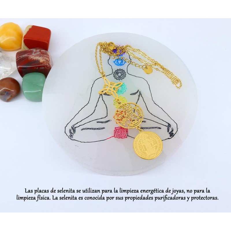 Runde Platte aus natürlichem Selenit, 10 cm, runde Scheibe mit