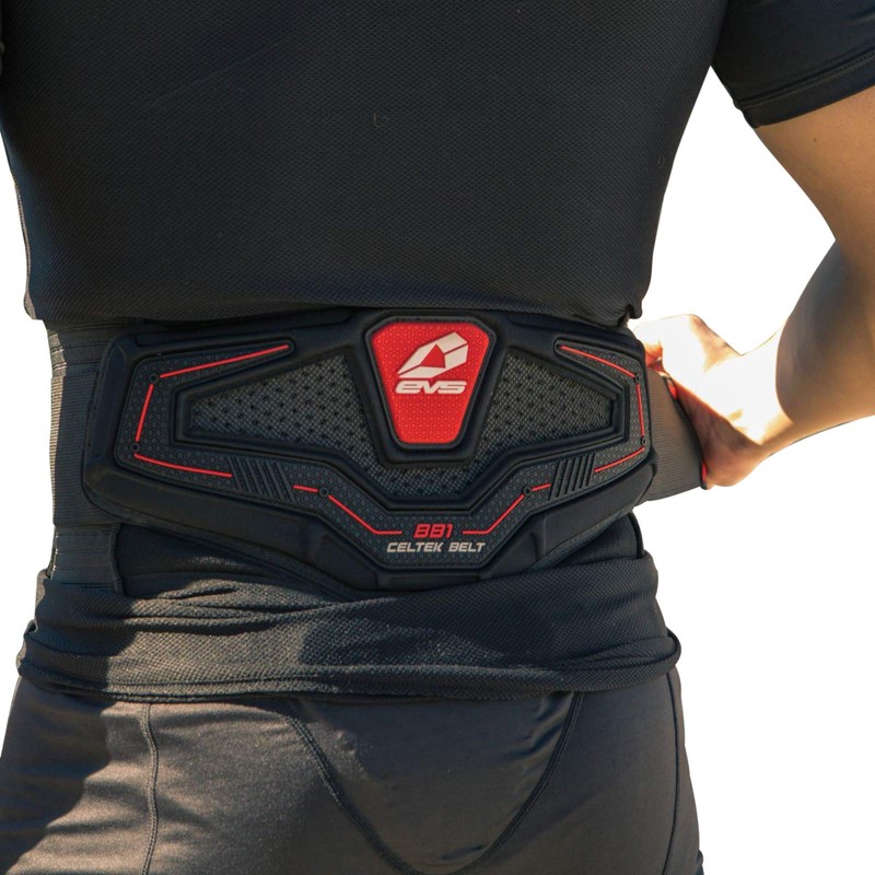 EVS Sports - Cinturón riñonero para hombre, No Aplicable, Negro,