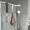 HSUYUN Pack of 2 Towel Holder Shower Screen, Shower Wall