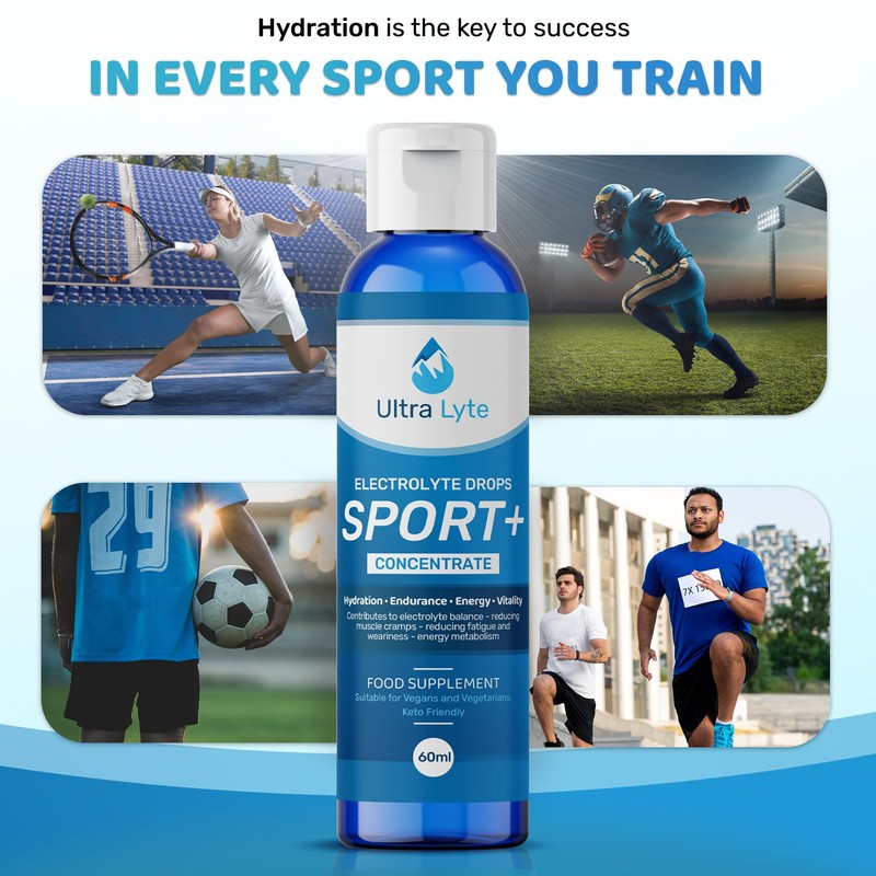 Ultra Lyte Electrolytes Drops Sport + | Keto-Friendly Liquid Trace