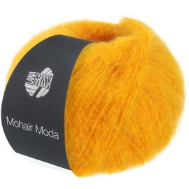 LANA GROSSA Mohair Moda Classic Mohair Yarn, Hand Knitting Yarn Made from 70% Mohair (Kid), 20% Virgin Wool (Merino Super Fine) and 10% Polyamide, 50 g Wool for Knitting and Crocheting, 140 m Yarn FB1