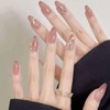 YXRXKJ Nail Tips, Medium, 24 Pieces, Nail Tips, Short, Popular,