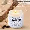 Favorite Child Soy Candle - Funny Gift for Parents from