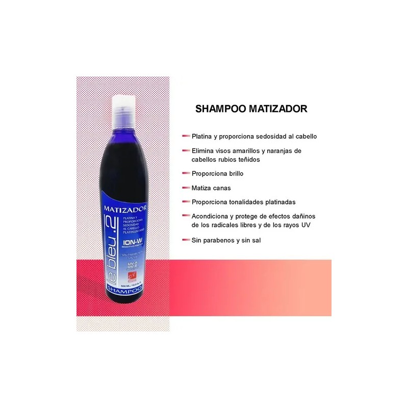 Shampoo Matizador Le Bleu Dconde 500 Ml Platina Y Da