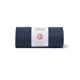 Manduka eQua Mat Towel (L), Yoga Goods, Genuine Japan Product, Midnight