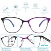 SUNAMOY Progressive Multifocal Reading Glasses Women Cat Eye No Line