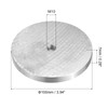 sourcing map M10 Thread 100 mm Diameter Round Shape Aluminium