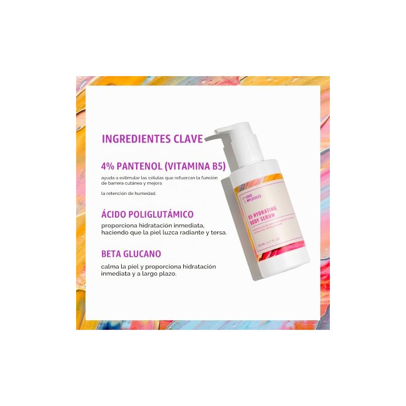 Good Molecules B5 Hydrating Body Serum 200ml/6.7oz - Moisturizing Serum