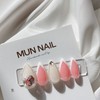 MunNail Lovely Pink Nail Tips - Long Point / MunNail