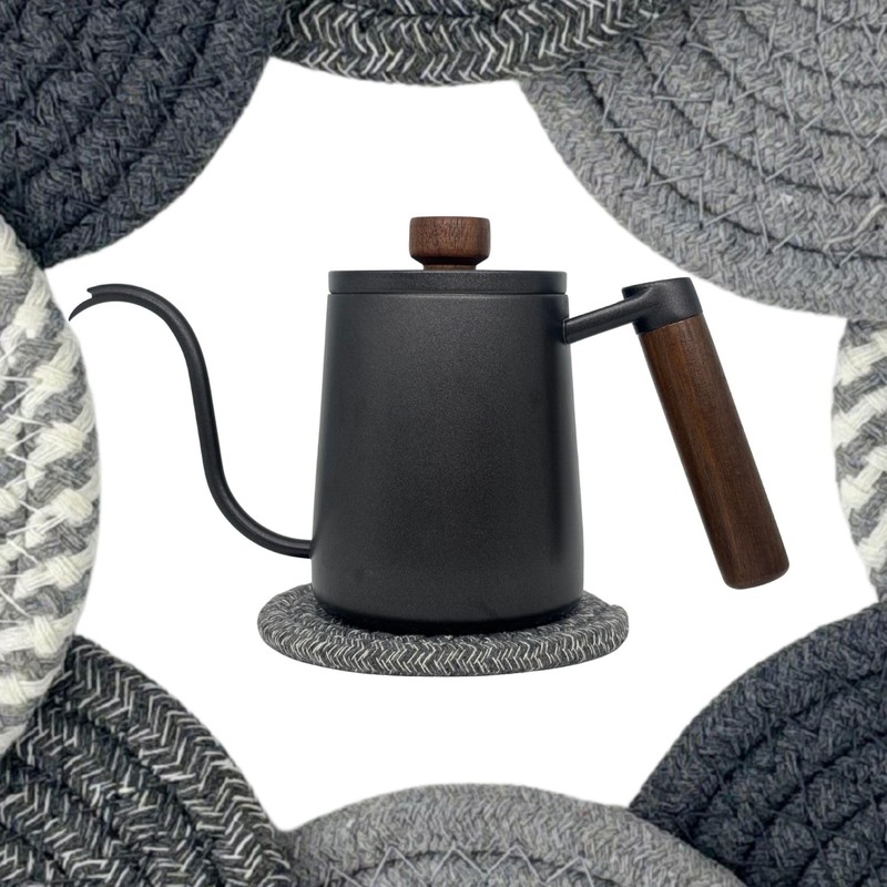 SOVIFKI コースター 吸水 スタンド付き 耐熱 コースター 布 8枚セット 直径11cm 厚手