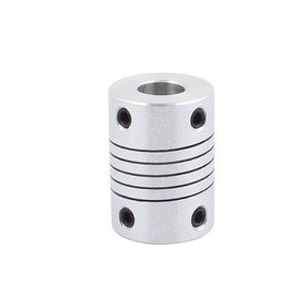 Xnrtop 8mm to 8mm Shaft Coupling 25mm Length 18mm Diameter Stepper Motor Coupler Aluminum Alloy Joint Connector for 3D Printer CNC Machine DIY Encoder(Pack of 2）