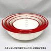 富士ホーロー 片口ボウル 12cm 0.4L ホーロー 目盛り付 レッド BM-12B NR