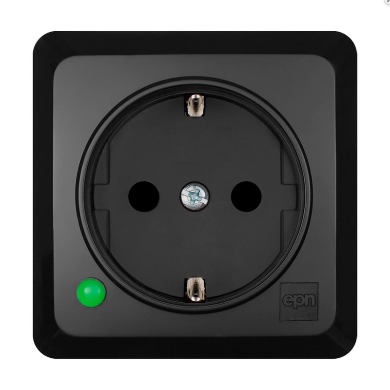 asvendo Electro/Surface-Mounted Series/Light Switch/Toggle Switch/Push Button / 1-Way Socket /